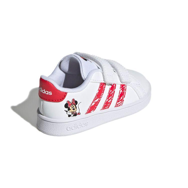 Disney X Adidas Grand Court I Minnie Mouse Baby Sneakers Red Cloud-White Ray-Red GY8011