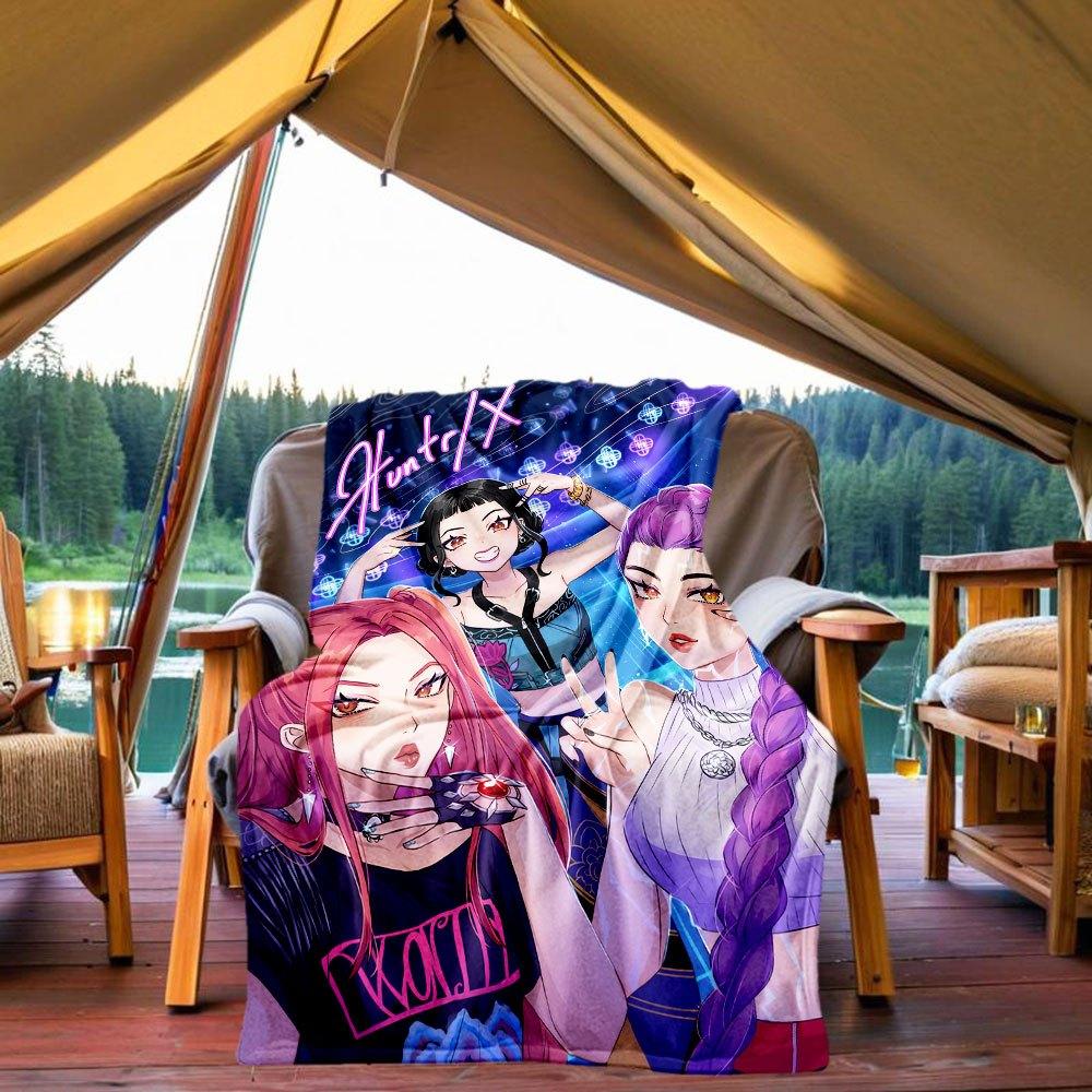 "Neon Lights Fashion: Trendy Accessories for Your Style"Blanket Lightweight Flannel Throw Blanket for Sofa, Bed, Travel, Camping, Livingroom