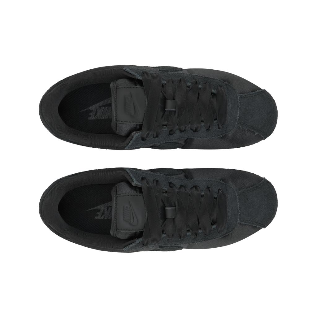 Nike Cortez Satin Pack - Черные женские кроссовки темно-дымчато-серые FV5420-002