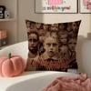 Hot Metal American Band Album Kkorn Cushion Cover Pillowcase Short Plush Invisible zipper Room Sofa Cushion Cover