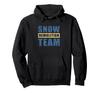 Snow Demolition Team Funny Snowblower Snowplow Hoodie Driver's
