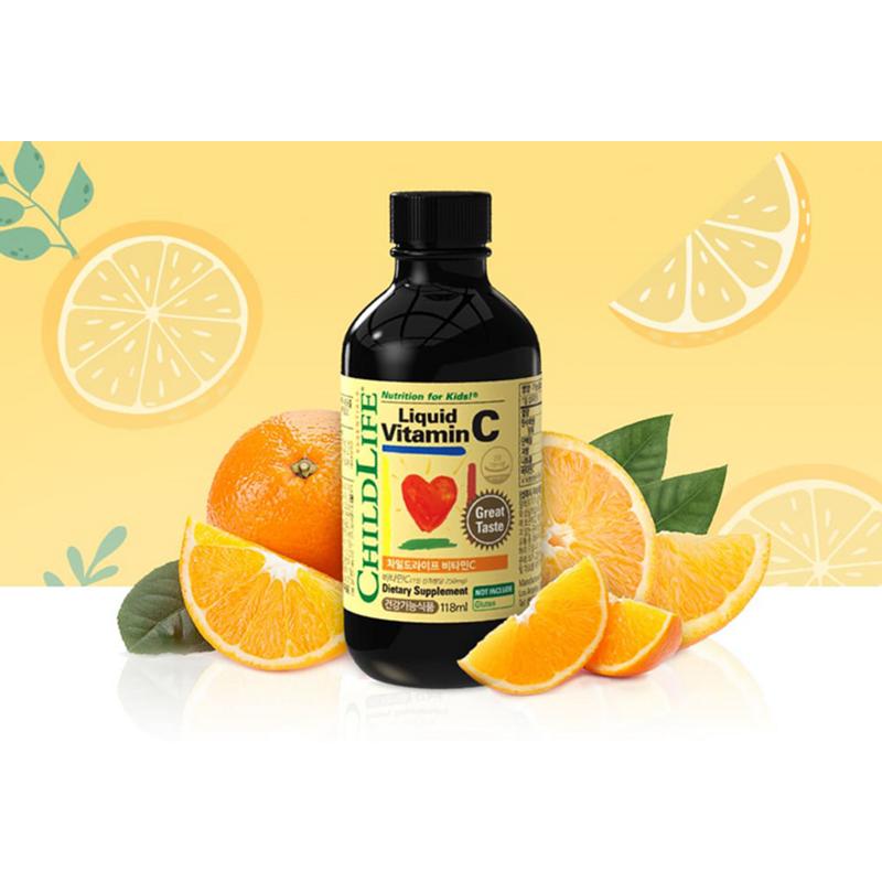 Childlife Liquid Vitamin C Orange Flavor, 118ml, 5 units