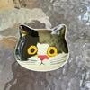 1PC Mini Serving Dishes Kitchen Cat Face Ceramic Dish Perfect Housewarming Gift Snack Plates Cute Spoon Holder Adorable