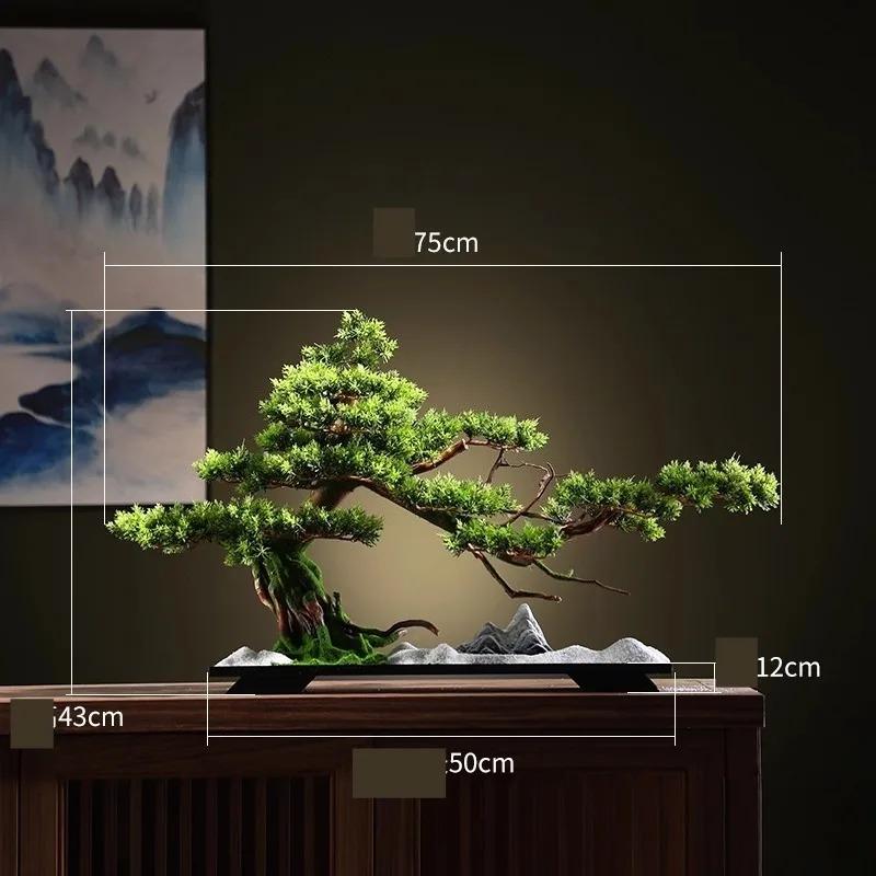 Имитация Сосны Приветственной Новогоднее Украшение Китайский Вход Гостиная Офис Отель Клуб Декоративный Ландшафтный Дизайн