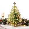 DIY Beaded Christmas Tree Craft Kit with Glow Lights Festive Holiday Bead Ornament Set