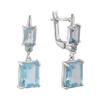 Серебряные серьги с натуральным топазом 7.85ct (2089506)