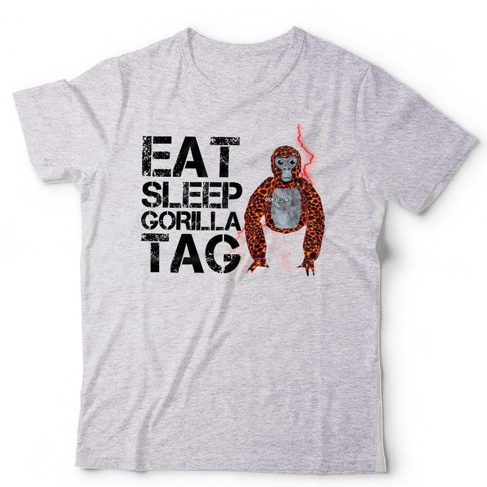 Gorilla Tag Tshirt Eat Sleep Unisex Kids VR Gamer Gaming Video Game Funny