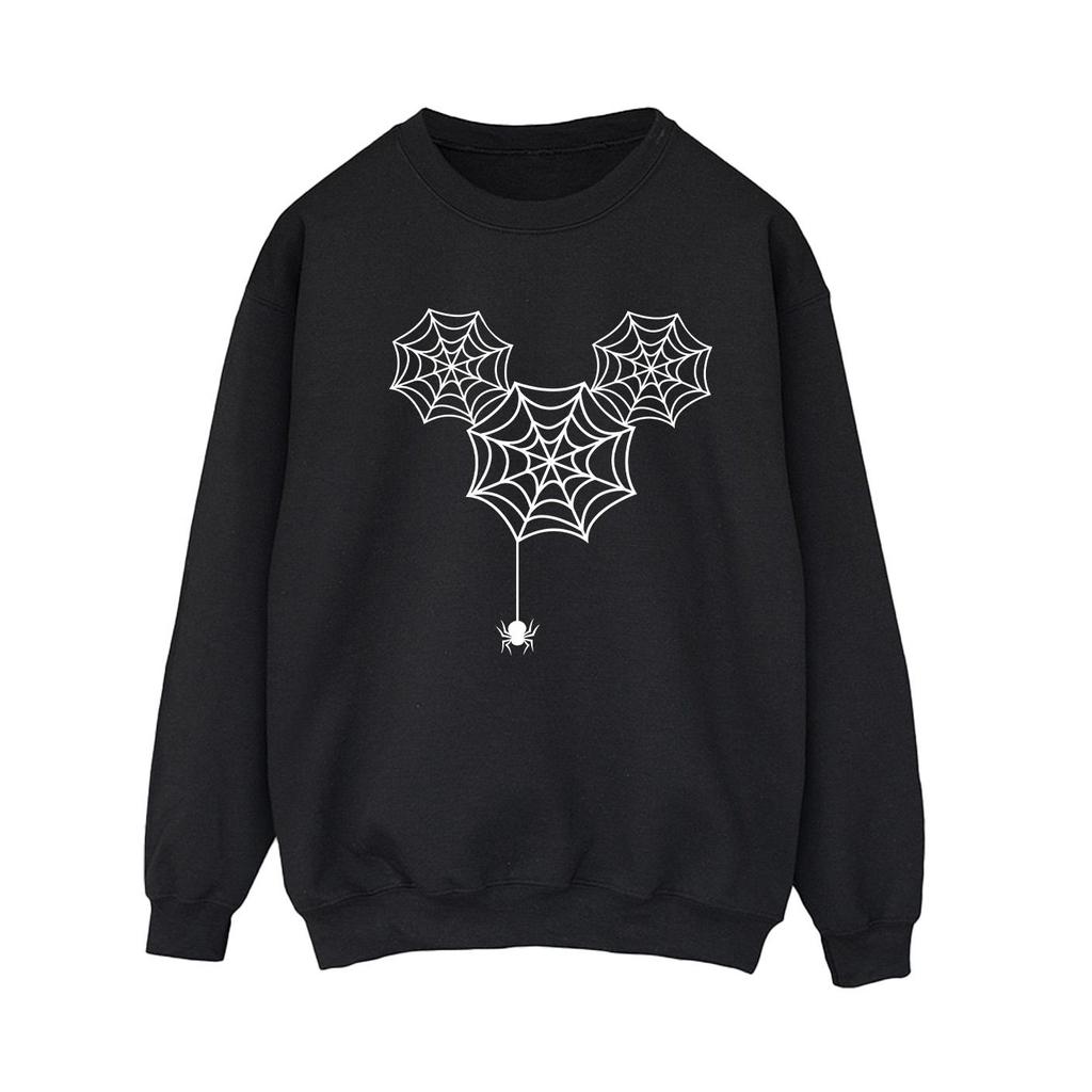 Disney Womens/Ladies Mickey Mouse Spider Web Head Sweatshirt