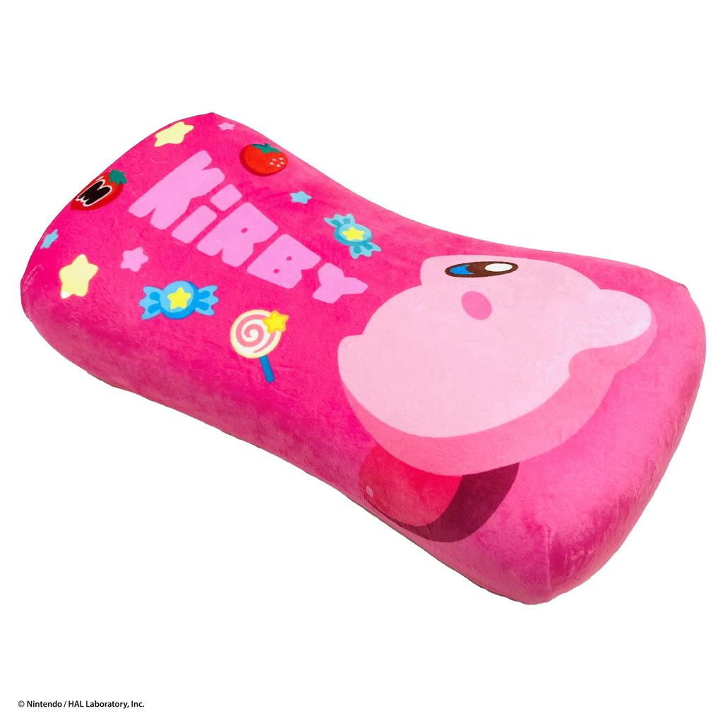 MORIPiLO Подушка из пены с эффектом памяти Kirby's Dream Land 16x33x8 см, поддержка талии, поддержка спины, мягкая игрушка, подушка Suikomi Pink Morishita 4621542