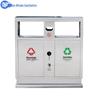 Stainless Steel Outdoor Waste Sorting Bin