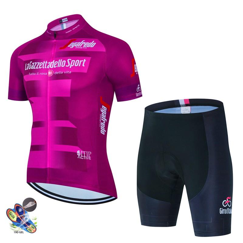 Men Women Cycling Jersey Set Short Sleeve Breathable Mesh Bike Riding Outfit Road Mountain Biking