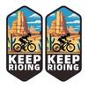 Road Cycling Stickers Cycling Top Tube Decals Bikers Frame Stickers For Car Laptop Water Bottle Waterproof Phone Case Decal