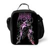 Stylish PVC Lunch Tote Bag Office Workers Students - Crossbody Insulated Cooler Streetwear Design