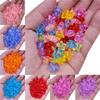 For Jewelry Making Pendant Wholesale Candy Colors DIY Crafts Necklace Bracelet Clear Pentagram Loose Beads 11mm 20Pcs