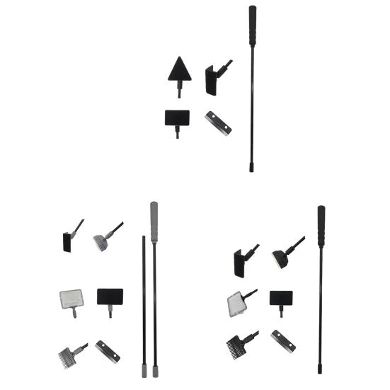 1 комплект щеток для аквариума Регулировка на 120 градусов Регулируемая длина Прочный корпус