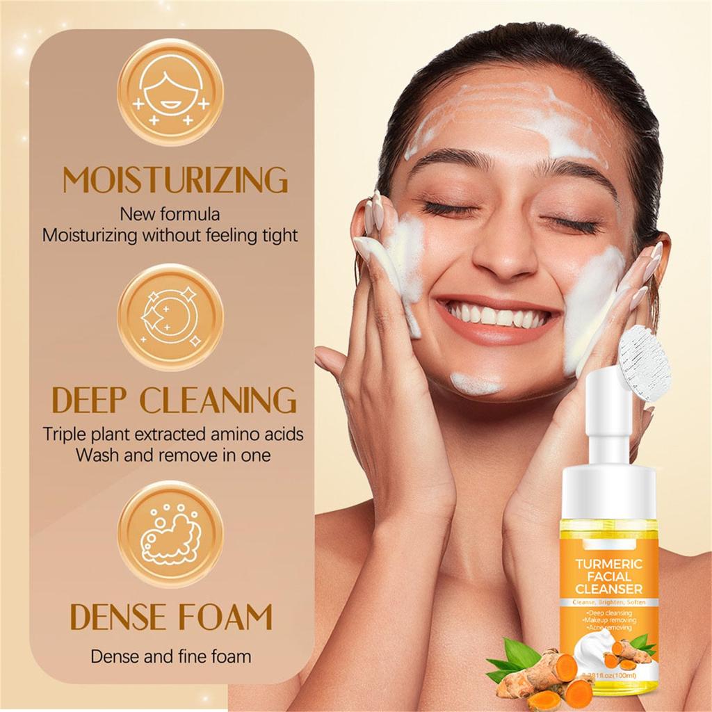 Whitening And Rejuvenating Cleansing Mousse; Cleansing Milk; Whitening Facial Cleanser 100ml