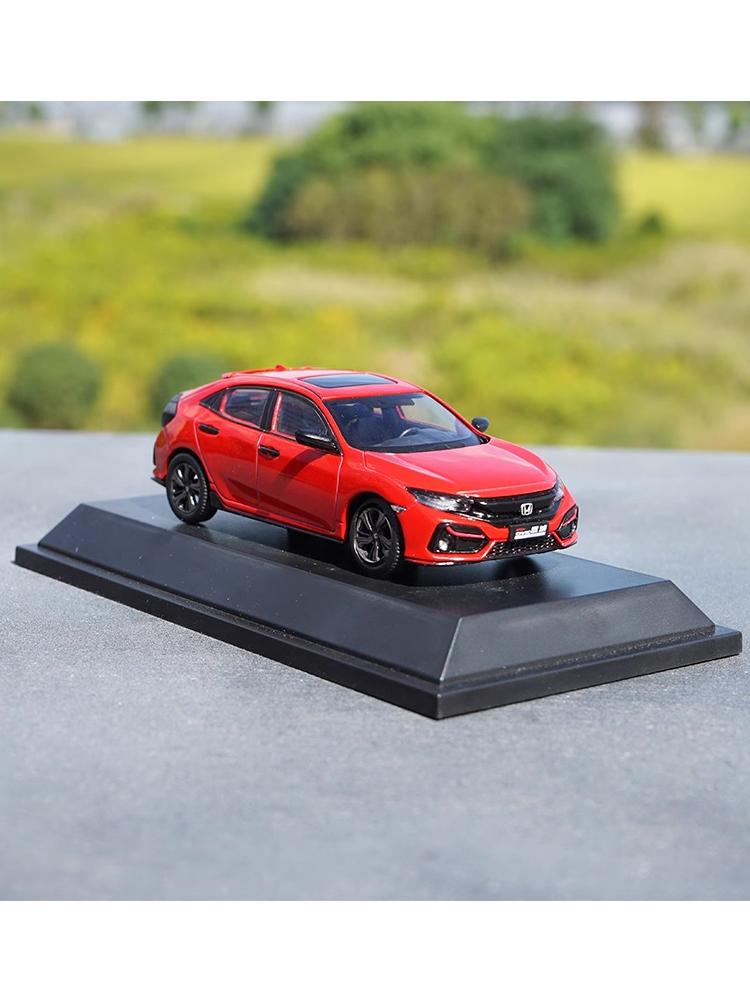 1:43 Оригинальная модель Honda Civic 2020 года Модель Civic 2018 года Civic 10-го Поколения Имитация сплава Модель Коллекция Игрушки Дисплей Подарки