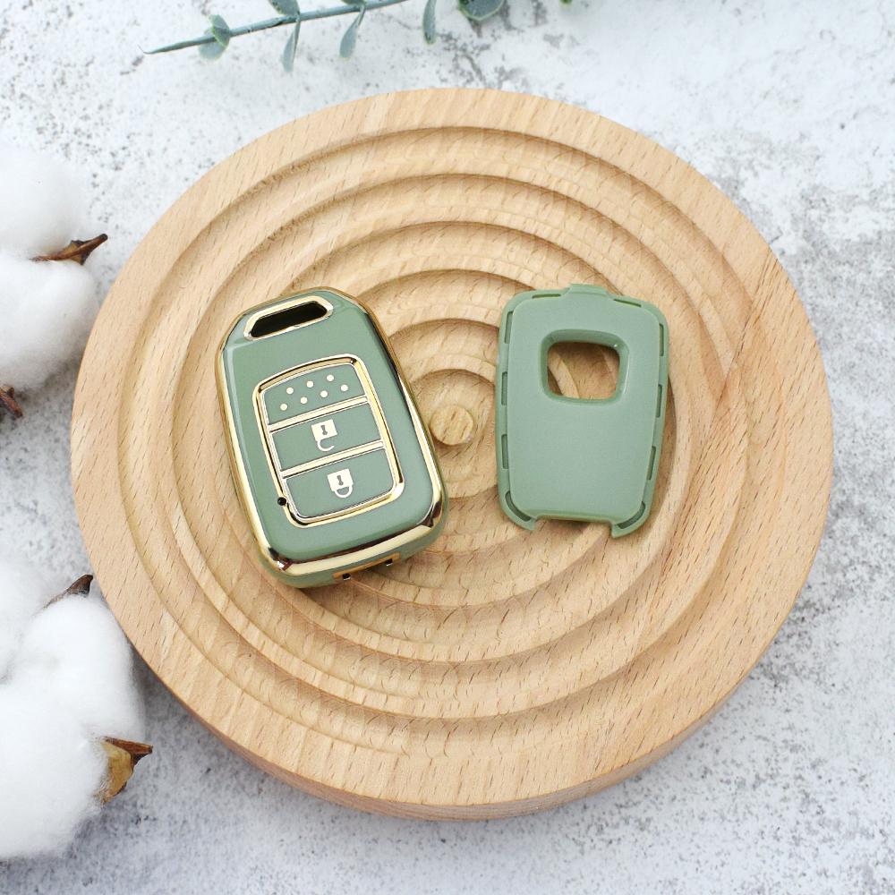 Для Honda Accord CIVIC CRV Jazz HR-V HRV 2013 2014 2015 2016 TPU Shell Fob Car Remote Key Cover Case Accessories