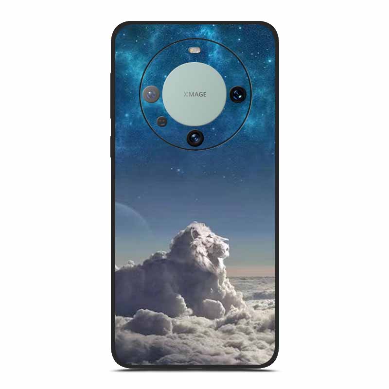 Мягкий ТПУ чехол для телефона Huawei Mate 60 Силиконовая роскошная задняя крышка для Huawei Mate 60 pro Чехол Животное Лев Динозавры