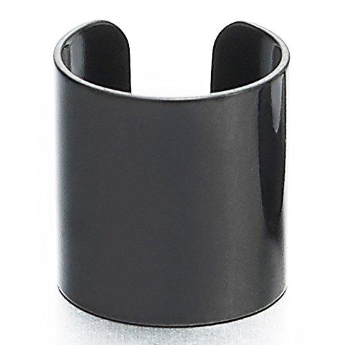 1pc Simple Geometric Long Tube Ear Clip For Men Women Non Piercing Stainless Steel Ear Cuff Jewelry Daily Wear