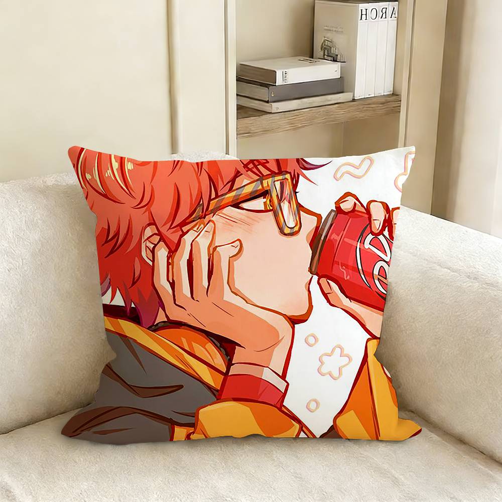 Аниме Игра Mystic Messenger Различные Размеры Квадратная Наволочка Для Декора Автомобиля Дома Спальни