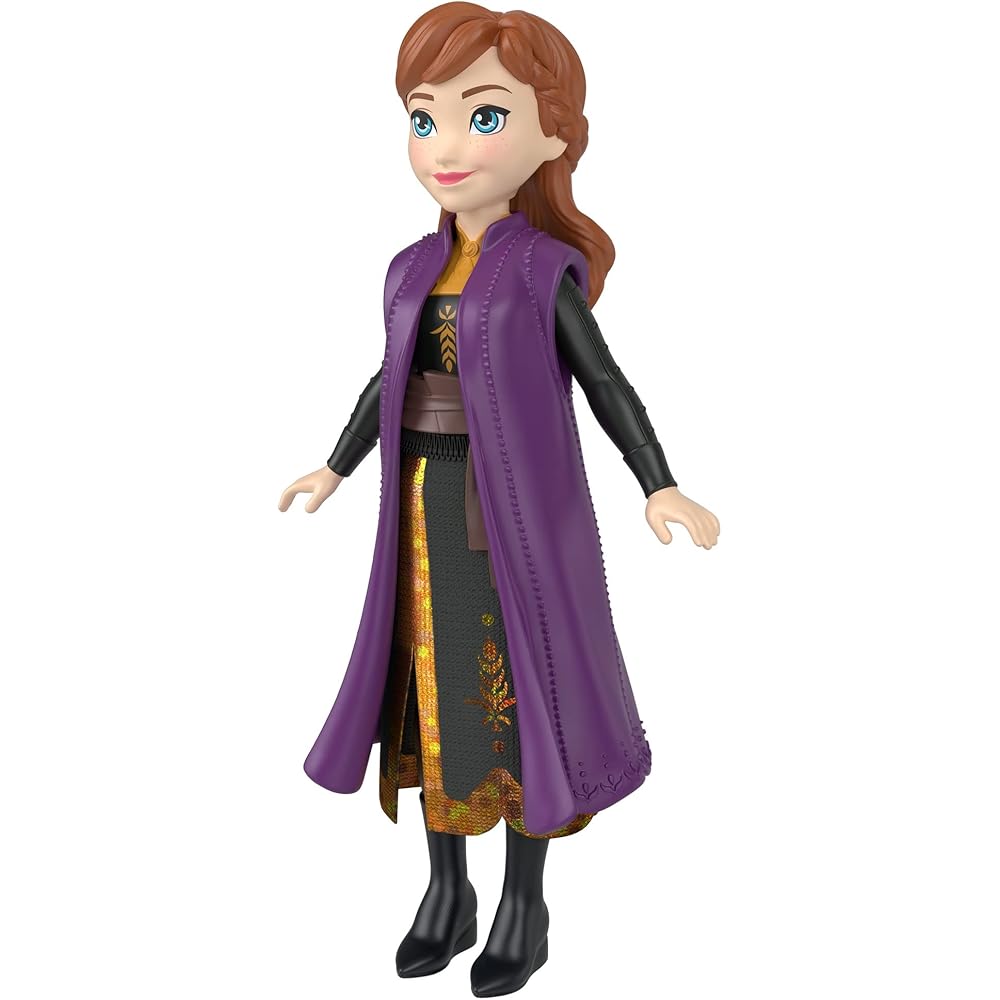 Мини-кукла Анна из мультфильма «Холодное сердце» Mattel, игрушка для переодевания, для детей от 3 лет