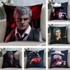 The D-Devil M-May Cry Pillow Case Short Plush Pillow Covers Sofa Decorative Gift Home Double-sided Printing Cushion Cover