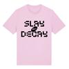 Футболка Slay or Decay Кэти Перри Графическая футболка Хлопок Короткий рукав Повседневные футболки С круглым вырезом Унисекс Уличная одежда