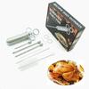 1Pcs Color Box 2 Oz Stainless Steel 304 Steak Barbecue Juice Needle with Three-Needle Cleaning Brush Kitchen Gadgets BBQ