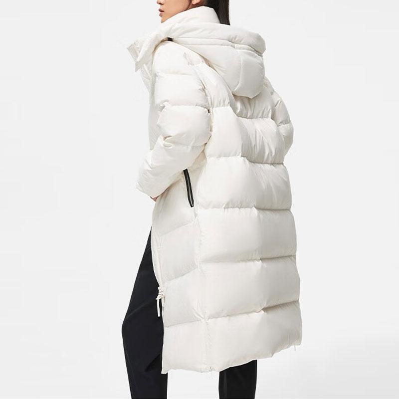 Li-Ning Li Ning Fitness Series Down Jacket Women's Champagne White AYMT100-1