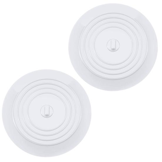 2 Pack Kitchen Sink Bathtub Stoppers Easy Installation Odor-Blocking Seal Kitchen Sink Bathtub Drain Cover