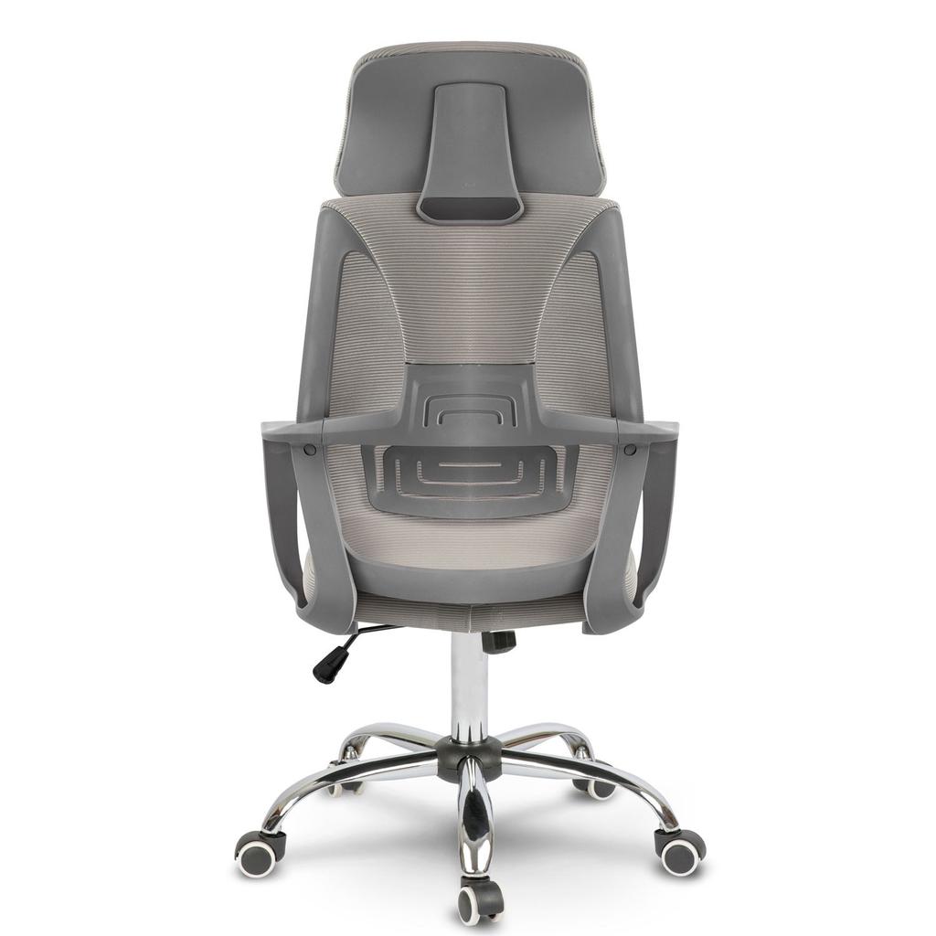 Praga Micro-Mesh Office Chair - Light Gray