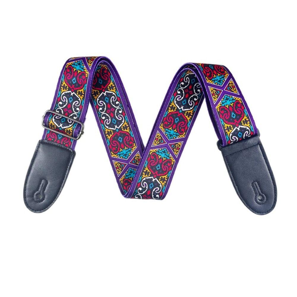 Vintage Guitar Strap Adjustable Guitar Shoulder Belt Electric Guitar Belts Guitar Accessories