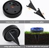 Siatom Modern Solar Ground Lights 16 Pack 8 LED IP68 Waterproof Touch Control In-Ground Landscape Lighting for Outdoor Use