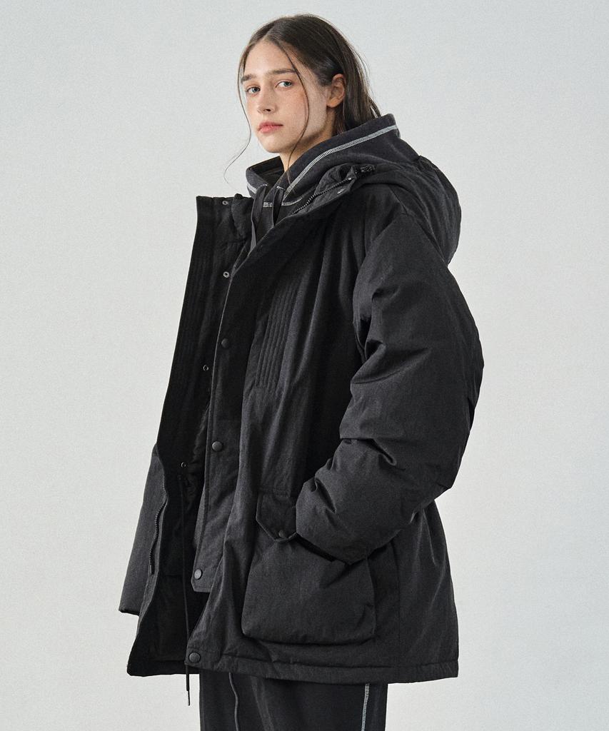 Парка с капюшоном Costume O’Clock Черный Coosjp049Black