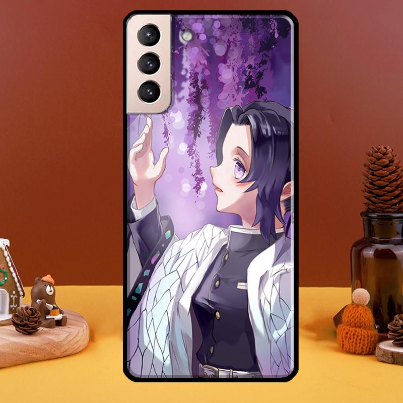 Чехол для телефона Samsung Galaxy S21 S20 FE Note 20 S22 Ultra Note 10 S8 S9 S10 Plus с изображением аниме-убийцы демонов Канао Шинобу сама
