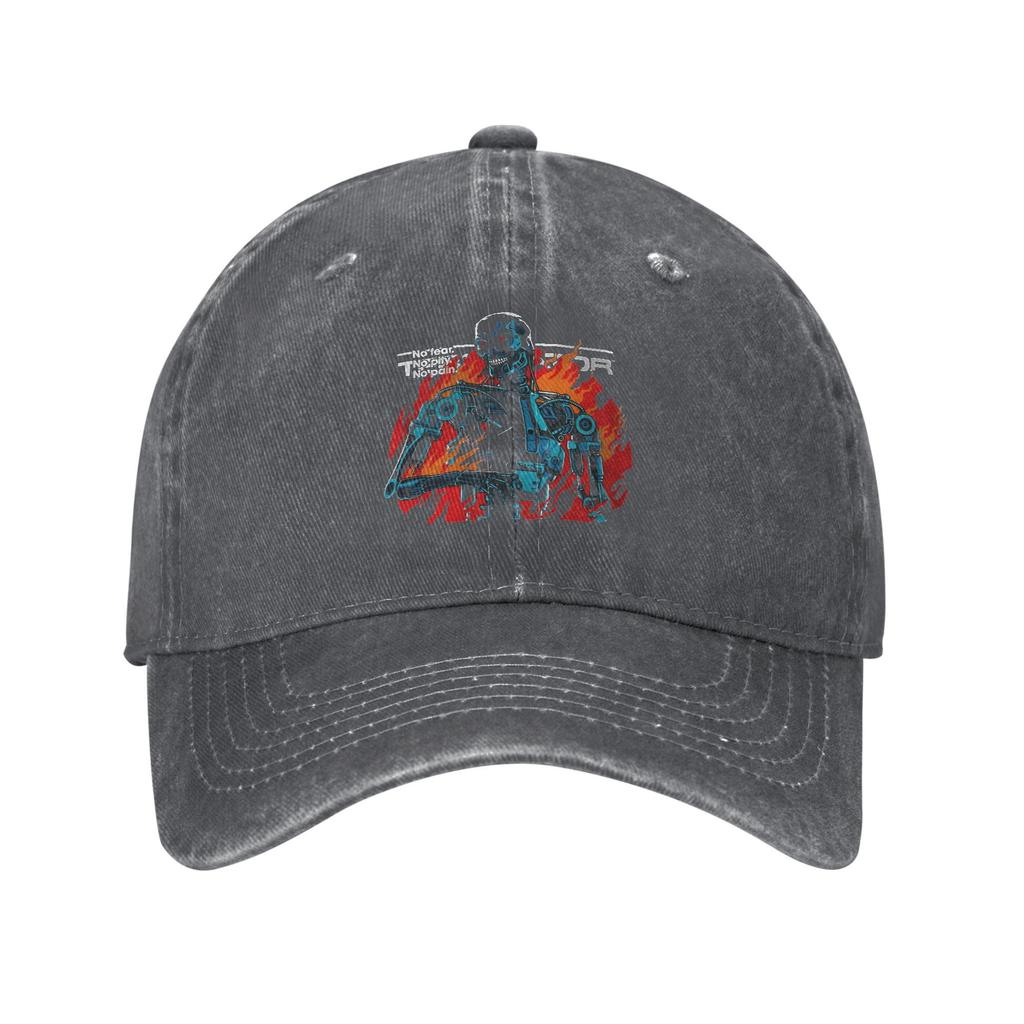 Washed Baseball Cap Movie Terminators Summer Trucker Hat For Men Women Fitted Retro Kpop Rock Sun Baseball Caps