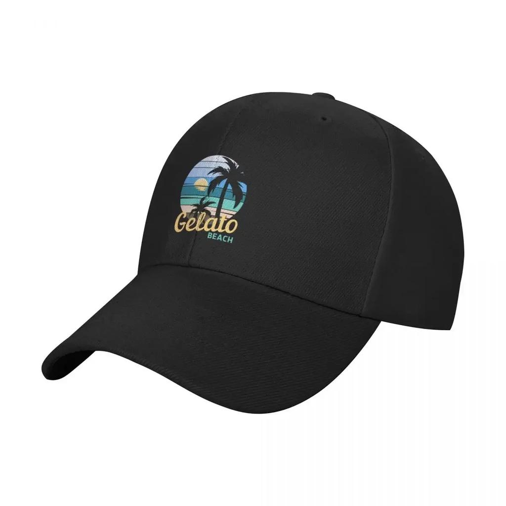 Gelato Beach - Retro Sunset, Video Gamer Baseball Cap custom Hat fashionable Dropshipping Baseball For Unisex Women's