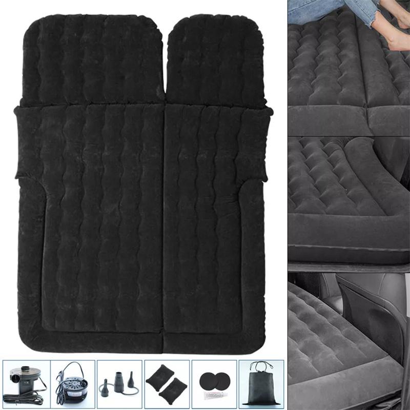 Portable Suv Travel Air Mattress Cushion Inflatable Car Bed Mattress Car Camping Mattress With 2 Pillows Outdoor Camping Cushion