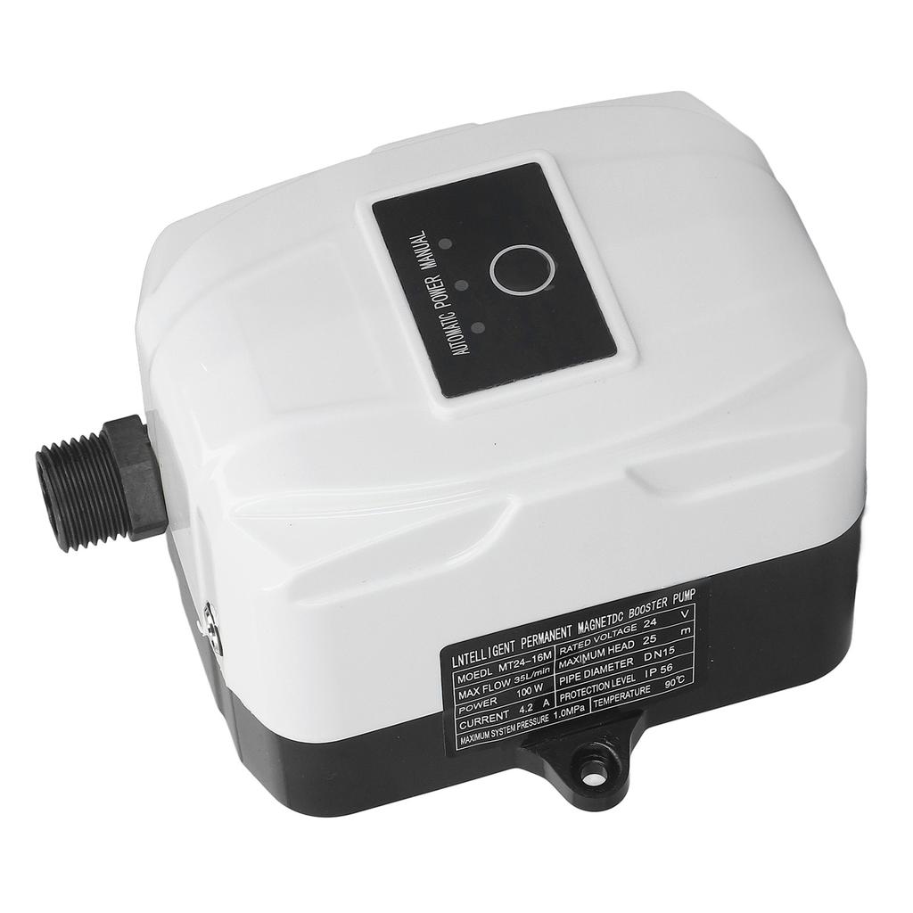 100W Automatic Water Pressure Booster Pump 24V Miniature Pipeline Compression Centrifugal Boost Pump UK Plug 100‑240V