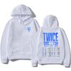 KPOP Худи Twice Twice Это для Мирового Турне 2026 Пуловеры Женские Мужские Эстетичная Графическая Толстовка Одежда