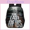Стильный рюкзак с принтом The Last Of Us, прочный, унисекс, из ПВХ, школьная сумка