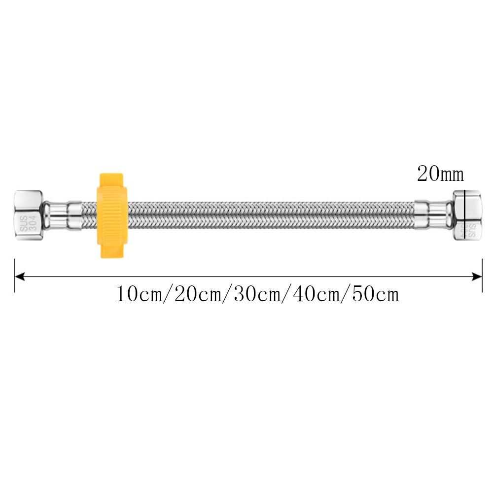 Взрывозащищенный шланг из нержавеющей стали 304, соединительная труба для водонагревателя, кран