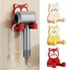 Sturdy Hair Dryer Storage Rack Punch-Free Blow Dryer Hanger Hairdryer Straightener Stand  Household