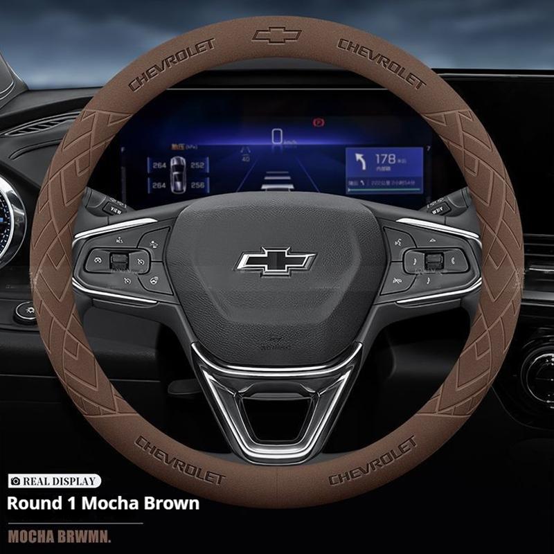 Для Chevrolet Cruze Bolt Aveo Spark Orlando Onix capti Prisma Cavalier Sail Tracker Замшевая Накладка на Руль Автомобиля Аксессуары