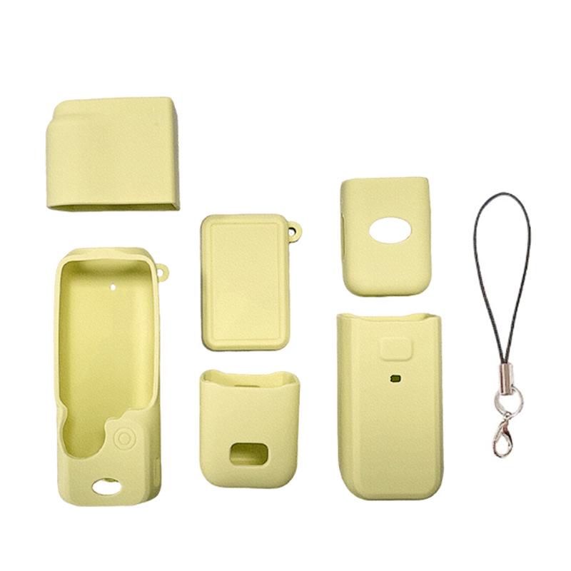 Силиконовый чехол и крышка для объектива DJI OSMO Pocket 3: Пылезащитный и Ударопрочный Защитный Аксессуар