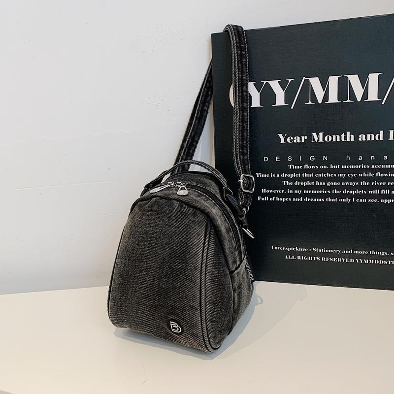 Винтажная легкая джинсовая сумка Женская сумка через плечо