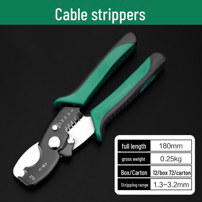 Многофункциональные 7-дюймовые клещи для зачистки проводов для электриков: Экономящие труд клещи для обжима и резки кабеля