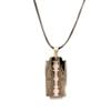 Les Trésors De Lily [L5122] - Collier acier 'Peaceful' gris anthracite