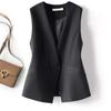 Жилет Женский Жилет-Жакет 2025 Осень Новый Стиль Талия Повседневный Универсальный Узкий Жилет